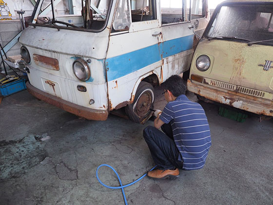 AF11Vのブレーキはどんな状態かな