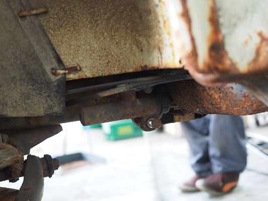 残っていたマスターシリンダー